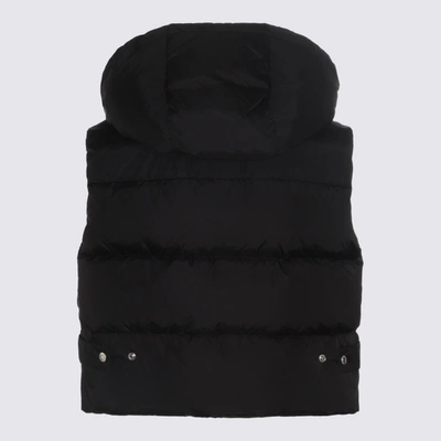 Shop Dsquared2 Black Puffer Vest Down Jacket