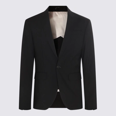 Shop Dsquared2 Black Virgin Wool Tokyo Suit