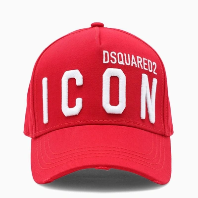 elk Lunch Wordt erger Dsquared2 Red Icon Logo Baseball Cap | ModeSens