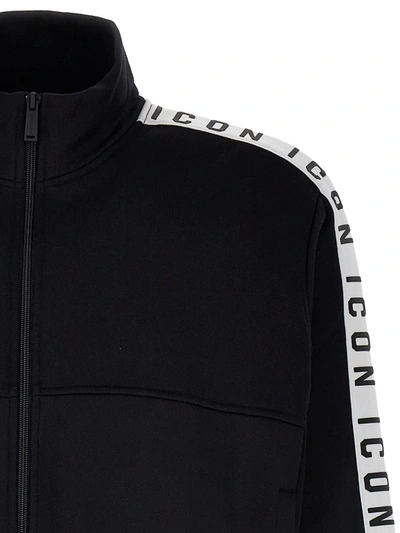 Shop Dsquared2 Dean Sport Sweatshirt In White/black