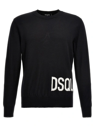 Shop Dsquared2 Dsq2 Sweater In White/black