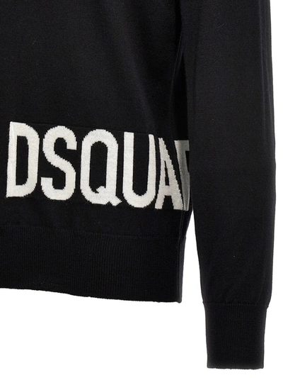 Shop Dsquared2 Dsq2 Sweater In White/black