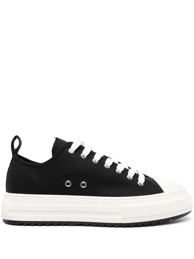 Shop Dsquared2 Logo-patch Sneakers In Black