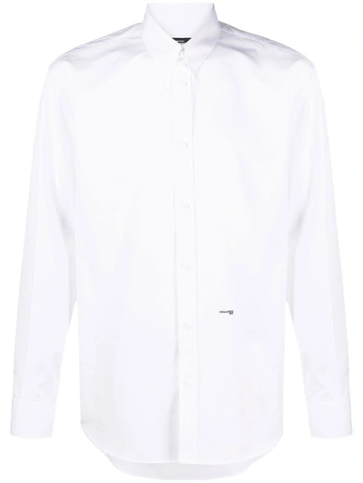 Shop Dsquared2 Shirts In White