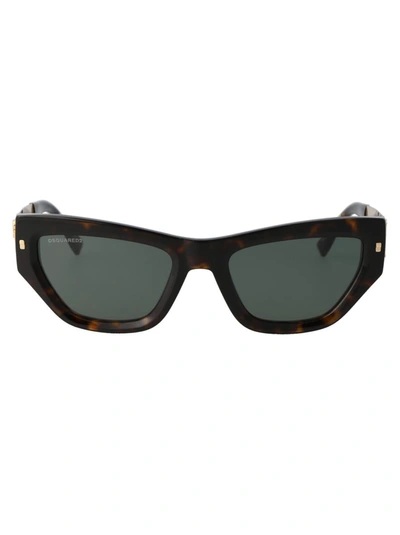 Shop Dsquared2 Sunglasses In 086qt Havana