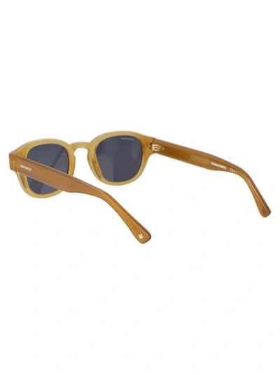Shop Dsquared2 Sunglasses In Ft4ir Miele Oro