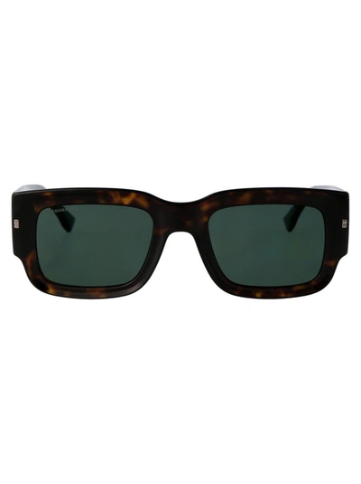 Shop Dsquared2 Sunglasses In 581mt Havana Black