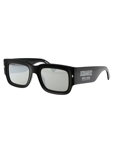 Shop Dsquared2 Sunglasses In Csat4 Black Palladium
