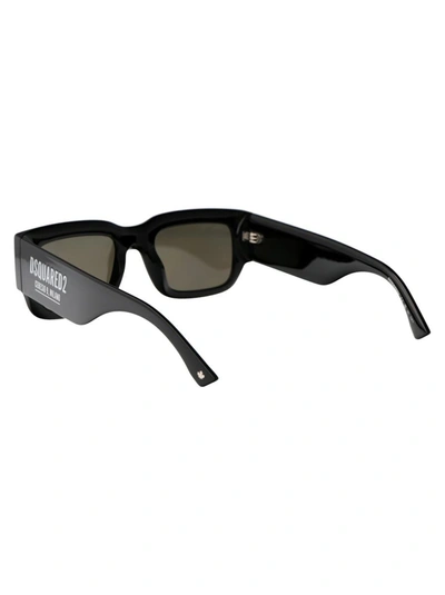 Shop Dsquared2 Sunglasses In Csat4 Black Palladium