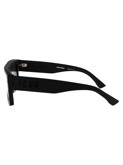 Shop Dsquared2 Sunglasses In 003t4 Matte Black