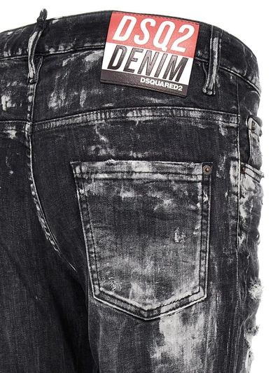 Shop Dsquared2 Super Twinky Jeans In Black