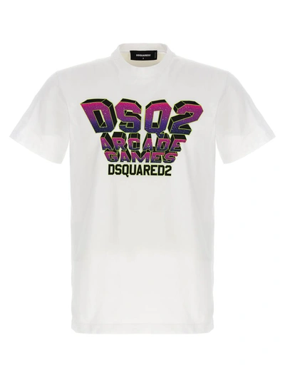 Shop Dsquared2 T-shirt 'cool Fit' In White