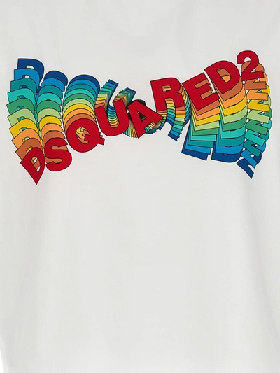 Shop Dsquared2 T-shirt 'regular Fit' In White