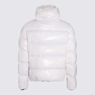 Shop Dsquared2 White Puffer Down Jacket