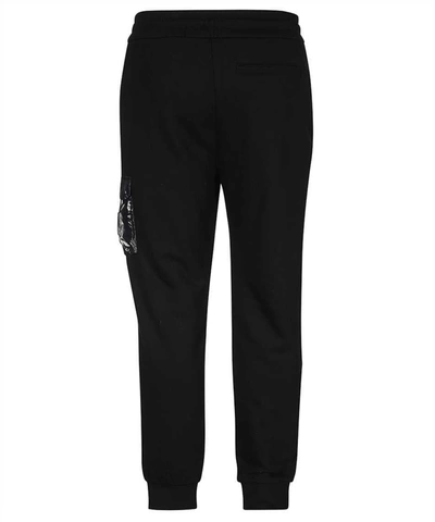Shop Duvetica Cotton Track-pants In Black