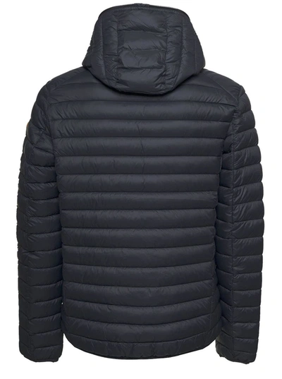 Shop Save The Duck Ecological Black Quilted Nylon Down Jacket  Man