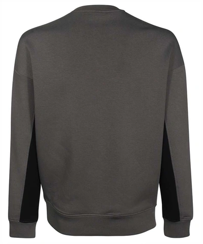 Shop Emporio Armani Ea7  Logo Sweatshirt In Grey