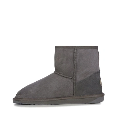 Emu Stinger Mini Shoes In E009 Charcoal