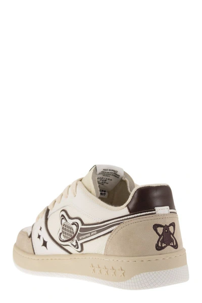 Shop Enterprise Japan Ej Planet - Sneakers In White/brown