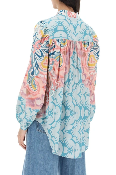 Shop Etro Blouse With Paisley Print In Multicolor
