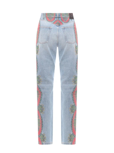 Shop Etro Jeans In Red