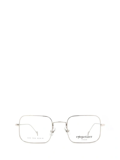 Shop Eyepetizer Eyeglasses In Matte Silver