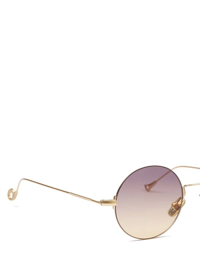 Shop Eyepetizer Sunglasses In Gold