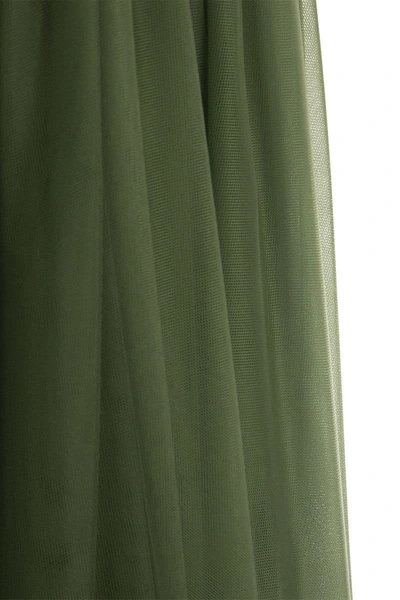 Shop Fabiana Filippi Tulle Skirt In Green