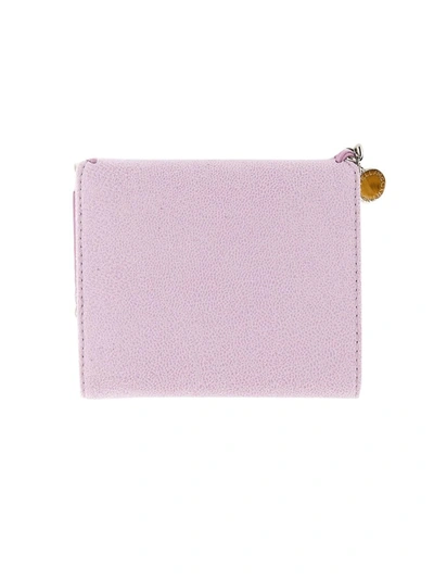 Shop Stella Mccartney Falabella Small Wallet In Purple