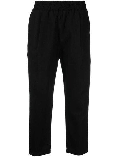 Shop Family First High Waisted Trousers In Black