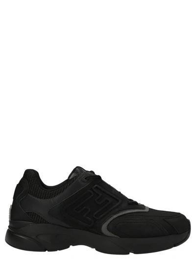 Shop Fendi 'faster Running' Sneakers In Black