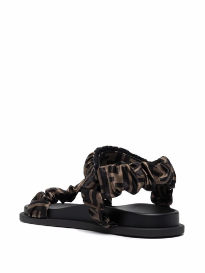 Shop Fendi Sandals Shoes In Brown