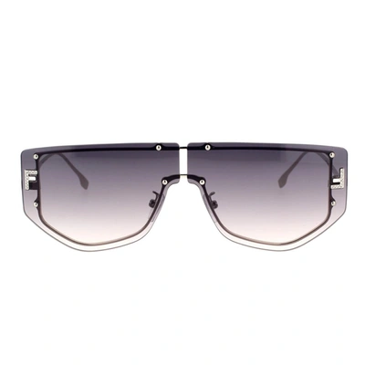 Shop Fendi Sunglasses In Silver