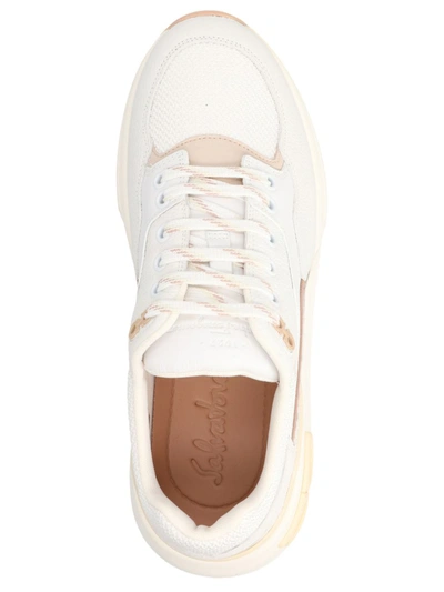 Shop Ferragamo 'cosma' Sneakers In White