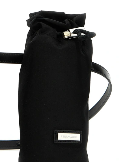 Shop Ferragamo 'mulkeocket' Belt Bag In Black