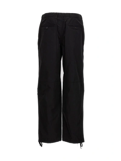 Shop Ferragamo Pantalone Cargo In Black