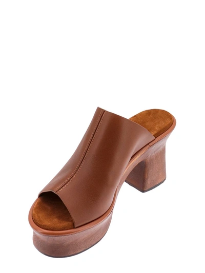 Shop Ferragamo Sandals In Brown