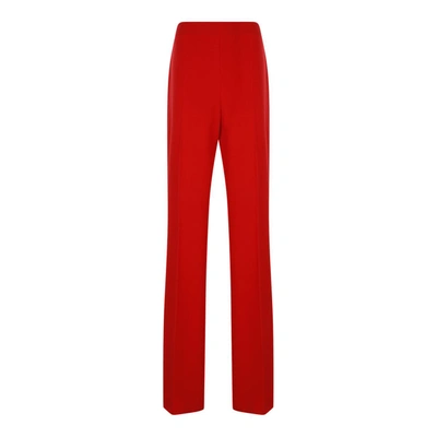 Shop Ferragamo Trousers Red