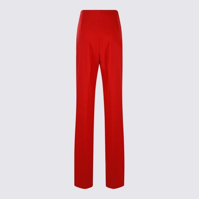 Shop Ferragamo Trousers Red