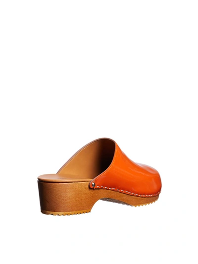 Shop Figure Decorative Sandals In Orange
