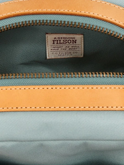Shop Filson Beauty 'rugged Twill Travel Kit' In Light Blue
