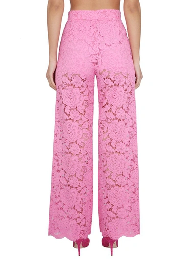 Shop Dolce & Gabbana Flare Pant In Pink