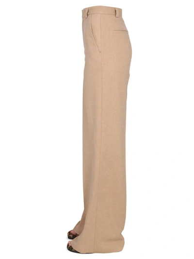 Shop Red Valentino Flared Pants In Beige