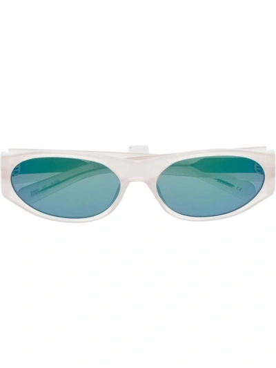 Shop Flatlist Eddie Kyu Sunglasses In White