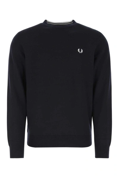 Shop Fred Perry Knitwear In Navy