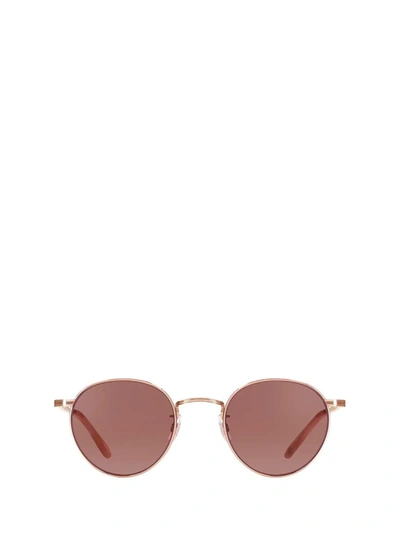 Shop Garrett Leight Sunglasses In Rose Gold