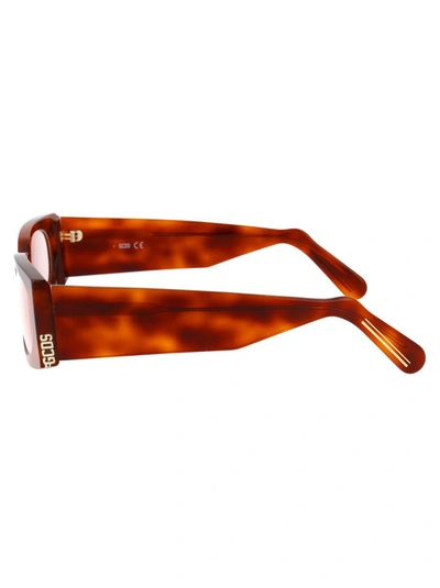 Shop Gcds Sunglasses In 53s Brown