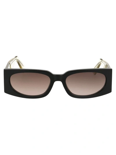 Shop Gcds Sunglasses In 01b Black