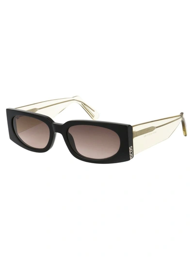 Shop Gcds Sunglasses In 01b Black