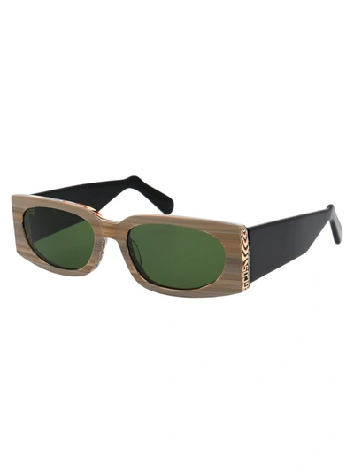 Gcds Gd0016 Sunglasses In 60n Brown